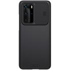 For Huawei P40 Pro NILLKIN Black Mirror Series Camshield Full Coverage Dust-proof Scratch Resistant Mobile Phone Case(Black) - 1