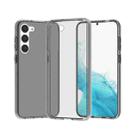For Samsung Galaxy S23 5G Shockproof Terminator Style Glitter Powder Phone Case(Transparent Black) - 1