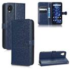 For Kyocera Digno BX2 Honeycomb Dot Texture Leather Phone Case(Blue) - 1