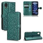 For Kyocera Digno BX2 Honeycomb Dot Texture Leather Phone Case(Green) - 1