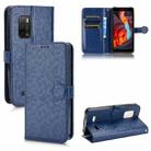 For Ulefone Armor X10 Honeycomb Dot Texture Leather Phone Case(Blue) - 1
