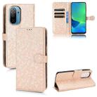 For Ulefone Note 13P Honeycomb Dot Texture Leather Phone Case(Gold) - 1