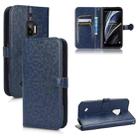 For Oukitel WP12 / 12 Pro Honeycomb Dot Texture Leather Phone Case(Blue) - 1