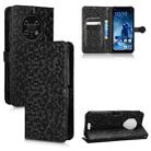 For Oukitel WP13 Honeycomb Dot Texture Leather Phone Case(Black) - 1