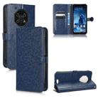 For Oukitel WP13 Honeycomb Dot Texture Leather Phone Case(Blue) - 1