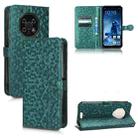 For Oukitel WP13 Honeycomb Dot Texture Leather Phone Case(Green) - 1