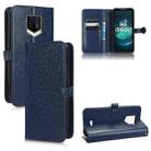 For Oukitel WP15 Honeycomb Dot Texture Leather Phone Case(Blue) - 1