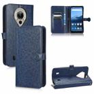 For Oukitel WP16 Honeycomb Dot Texture Leather Phone Case(Blue) - 1