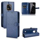 For Oukitel WP18 Honeycomb Dot Texture Leather Phone Case(Blue) - 1