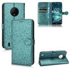 For Nokia C200 Honeycomb Dot Texture Leather Phone Case(Green) - 1
