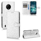 For Nokia C200 Honeycomb Dot Texture Leather Phone Case(Silver) - 1