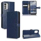 For Nokia G60 5G Honeycomb Dot Texture Leather Phone Case(Blue) - 1