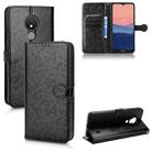 For Nokia C21 Honeycomb Dot Texture Leather Phone Case(Black) - 1