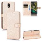 For Nokia C100 Honeycomb Dot Texture Leather Phone Case(Gold) - 1