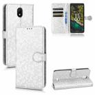 For Nokia C100 Honeycomb Dot Texture Leather Phone Case(Silver) - 1