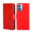 For Xiaomi Redmi Note 12 China Crystal Texture Horizontal Flip Leather Phone Case(Red) - 1