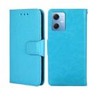 For Xiaomi Redmi Note 12 China Crystal Texture Horizontal Flip Leather Phone Case(Light Blue) - 1