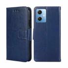 For Xiaomi Redmi Note 12 China Crystal Texture Horizontal Flip Leather Phone Case(Royal Blue) - 1