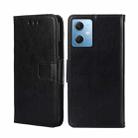 For Xiaomi Redmi Note 12 China Crystal Texture Horizontal Flip Leather Phone Case(Black) - 1