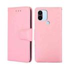 For Xiaomi Redmi A1+ 4G Crystal Texture Horizontal Flip Leather Phone Case(Pink) - 1