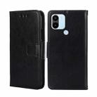 For Xiaomi Redmi A1+ 4G Crystal Texture Horizontal Flip Leather Phone Case(Black) - 1