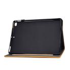 For iPad Air 2 Embossing Sewing Thread Horizontal Painted Flat Leather Case with Sleep Function & Pen Cover & Anti Skid Strip & Card Slot & Holder(Khaki) - 6