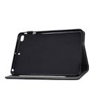 For iPad mini 2 / 3 / 4 / 5 Embossing Sewing Thread Horizontal Painted Flat Leather Case with Sleep Function & Pen Cover & Anti Skid Strip & Card Slot & Holder(Black) - 6