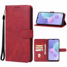 For TCL 405 / 406 / T506D Leather Phone Case(Red) - 1