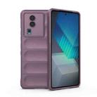 For vivo iQOO Neo7 Magic Shield TPU + Flannel Phone Case(Purple) - 1