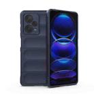 For Xiaomi Redmi Note 12 Pro+ China / Global Magic Shield TPU + Flannel Phone Case(Dark Blue) - 1