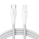 JOYROOM 20W Type-C to 8 Pin Surpass Series Fast Charging Data Cable, Length:0.25m(White) - 1