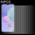 For TCL 405 50pcs 0.26mm 9H 2.5D Tempered Glass Film - 1