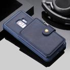 For Galaxy S9 Zipper Shockproof Protective Case with Card Slots & Bracket & Photo Holder & Wallet Function(Blue) - 8