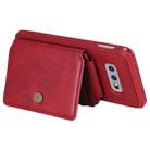 For Galaxy S10e Zipper Shockproof Protective Case with Card Slots & Bracket & Photo Holder & Wallet Function(Red) - 6