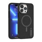 For iPhone 14 Pro Max Terminator Shockproof Phone Case with Holder(Black) - 1