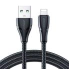 JOYROOM 2.4A USB to 8 Pin Surpass Series Fast Charging Data Cable, Length:1.2m(Black) - 1