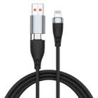 ADC-008 2 in 1 PD 30W USB/Type-C to 8 Pin Fast Charge Data Cable, Length: 1m - 1