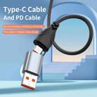 ADC-008 2 in 1 PD 100W USB/Type-C to Type-C Fast Charge Data Cable, Length: 1m - 3