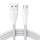 JOYROOM 2.4A USB to Micro USB Surpass Series Fast Charging Data Cable, Length:1.2m(White) - 1