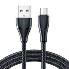 JOYROOM 2.4A USB to Micro USB Surpass Series Fast Charging Data Cable, Length:2m(Black) - 1