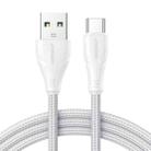 JOYROOM 3A USB to Type-C Surpass Series Fast Charging Data Cable, Length:0.25m(White) - 1