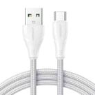 JOYROOM 3A USB to Type-C Surpass Series Fast Charging Data Cable, Length:2m(White) - 1