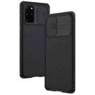 For Galaxy S20+ / S20+ 5G NILLKIN Black Mirror Pro Series Camshield Full Coverage Dust-proof Scratch Resistant Mobile Phone Case(Black) - 1