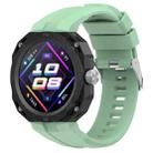 For Huawei Watch GT Cyber Monochrome Silicone Watch Band(Grey Green) - 1