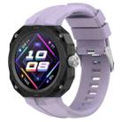 For Huawei Watch GT Cyber Monochrome Silicone Watch Band(Purple) - 1