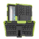 For Amazon Kindle Fire HD 8 2022 Tire Texture TPU + PC Tablet Case with Holder(Green) - 1