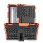 For Amazon Kindle Fire HD 8 2022 Tire Texture TPU + PC Tablet Case with Holder(Orange) - 1