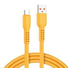 ADC-014 6A USB to USB-C/Type-C Liquid Silicone Data Cable, Length:0.5m(Orange) - 1
