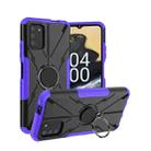 For Nokia G100 Armor Bear Shockproof PC + TPU Phone Case with Ring(Purple) - 1