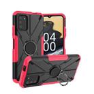 For Nokia G100 Armor Bear Shockproof PC + TPU Phone Case with Ring(Rose Red) - 1